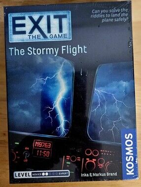 EXIT: The Game – The Stormy Flight Escape Room Board Game | New Sealed